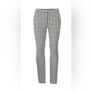Black and White Theory Gingham Cigarette Pants